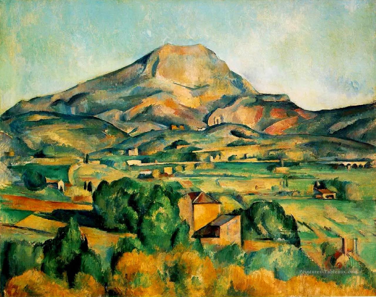 Mont Sainte Victoire 1895 Paysage de Paul Cézanne Peintures à l'huile